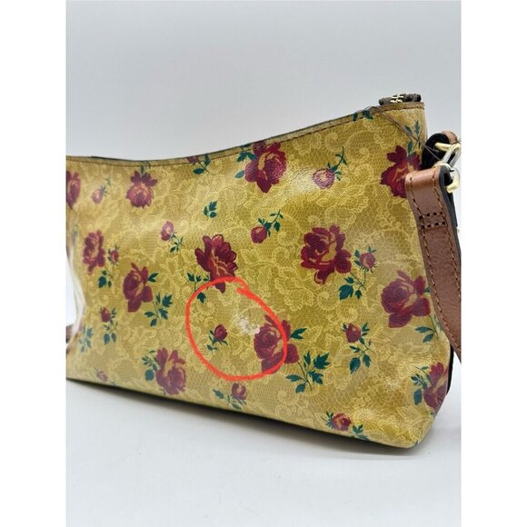 PATRICIA NASH Betta floral leather shoulder crossbody bag -Western Lace (Defect) - Picture 11 of 12